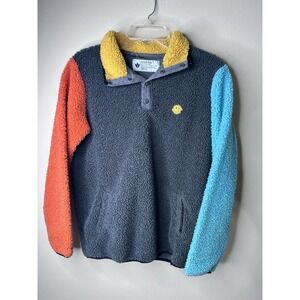 Dutch Bros Deep Pile Fleece Jacket Pockets Unisex Size Small Limited Edition